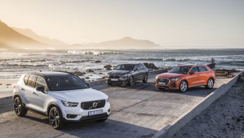 AUDI Q3 v BMW X2 v VOLVO XC40